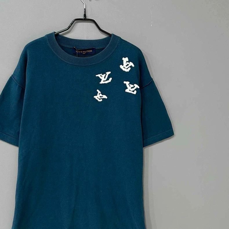 Louis Vuitton Louis Vuitton Dark Short Sleeve T-Shirt-yf Size US XL / EU 56 / 4 - 2 Thumbnail