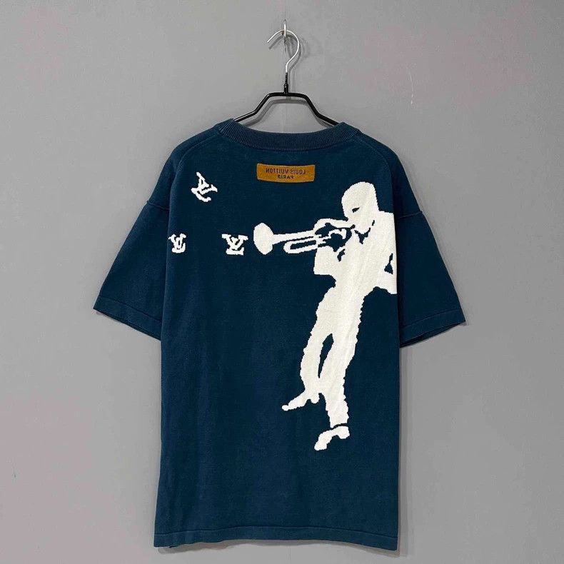 Louis Vuitton Louis Vuitton Dark Short Sleeve T-Shirt-yf Size US XL / EU 56 / 4 - 4 Thumbnail