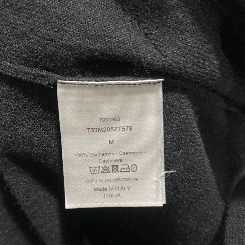 Dior Black Cashmere Zip Jacket by Dior-yf Size US M / EU 48-50 / 2 - 5 Thumbnail