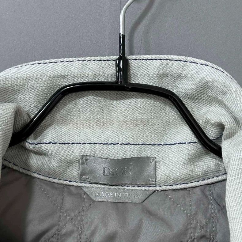 Dior Dior Embroidered Logo Denim Jacket-yf Size US L / EU 52-54 / 3 - 6 Thumbnail