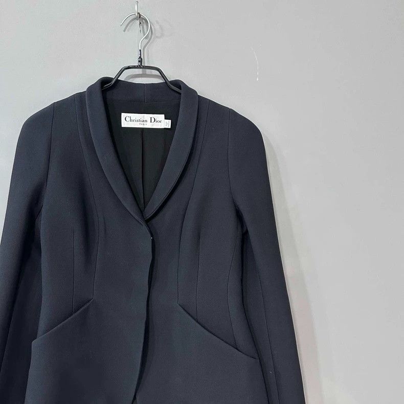 Dior Silk Wool Suit Jacket by Dior-yf Size US S / EU 44-46 / 1 - 2 Thumbnail