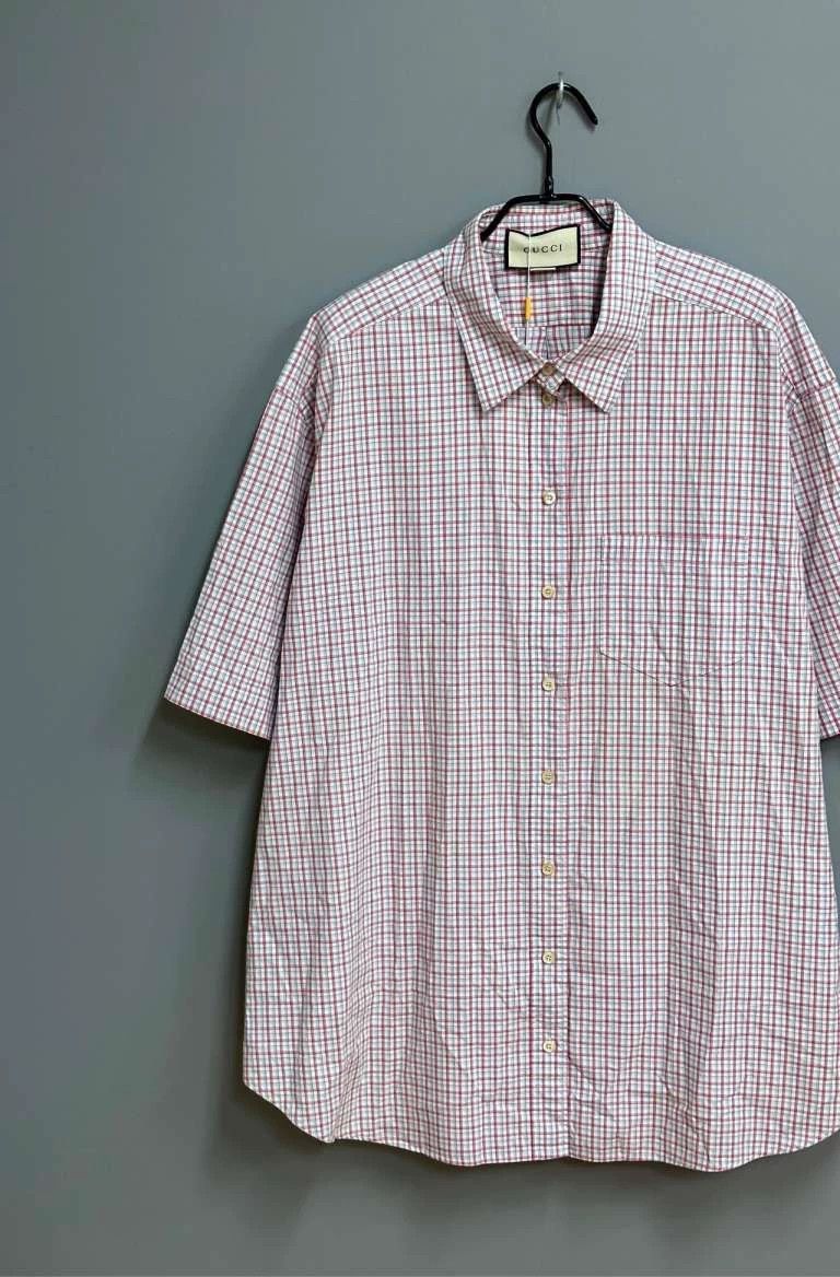 Gucci Classic Checkered Shirt by GUCCI-yf Size US M / EU 48-50 / 2 - 3 Thumbnail