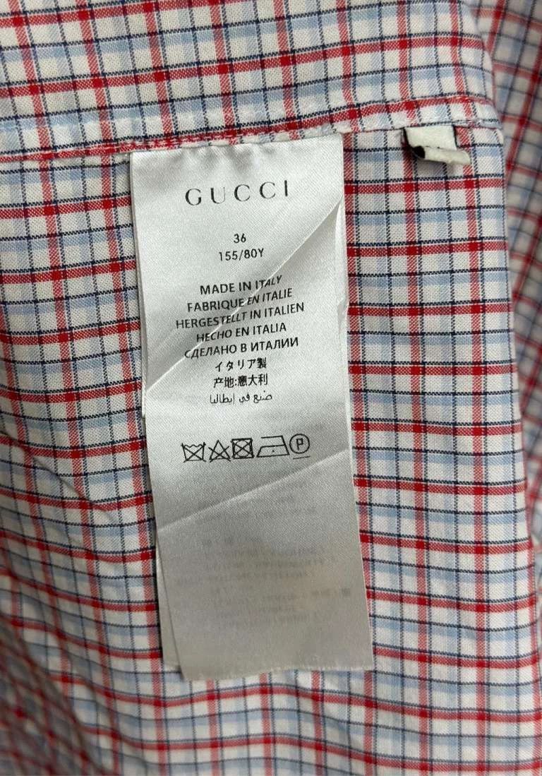 Gucci Classic Checkered Shirt by GUCCI-yf Size US M / EU 48-50 / 2 - 5 Thumbnail