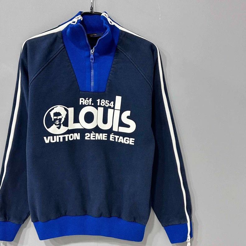 Louis Vuitton Louis Vuitton Logo Zip-Up Sweatshirt-yf Size US S / EU 44-46 / 1 - 2 Thumbnail