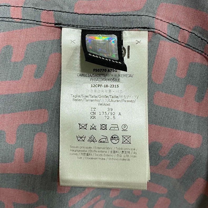 Fendi Fendi Short Sleeve Printed Shirt-yf Size US L / EU 52-54 / 3 - 5 Thumbnail