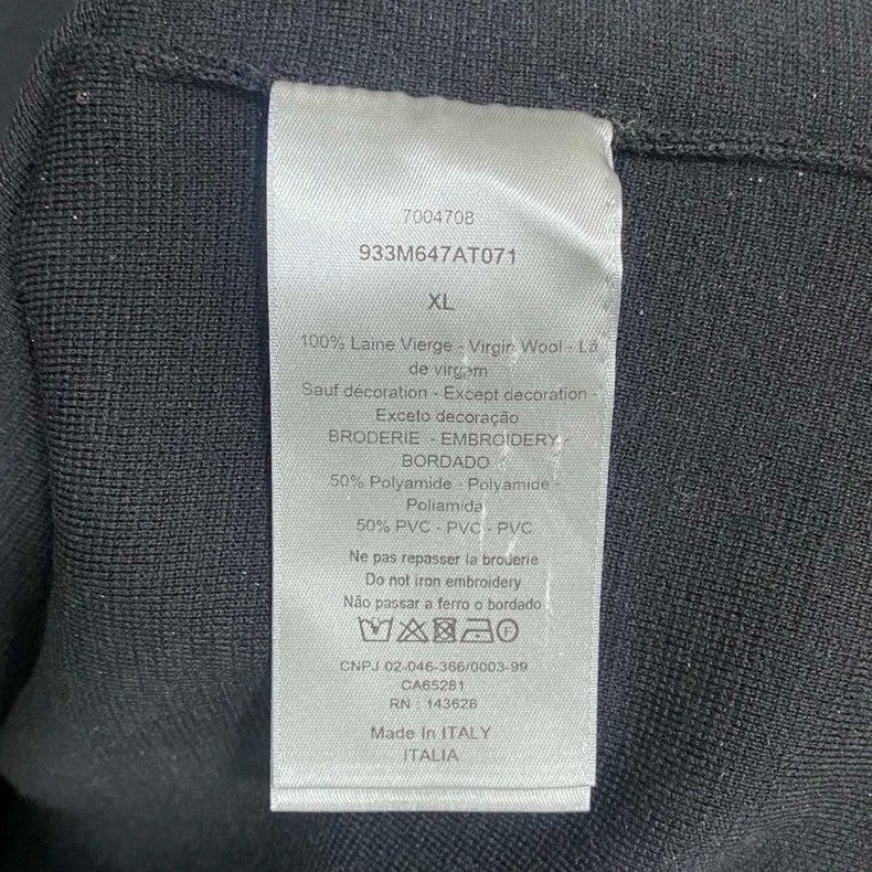 Dior Black Logo Sweater by Dior-yf Size US XL / EU 56 / 4 - 6 Thumbnail