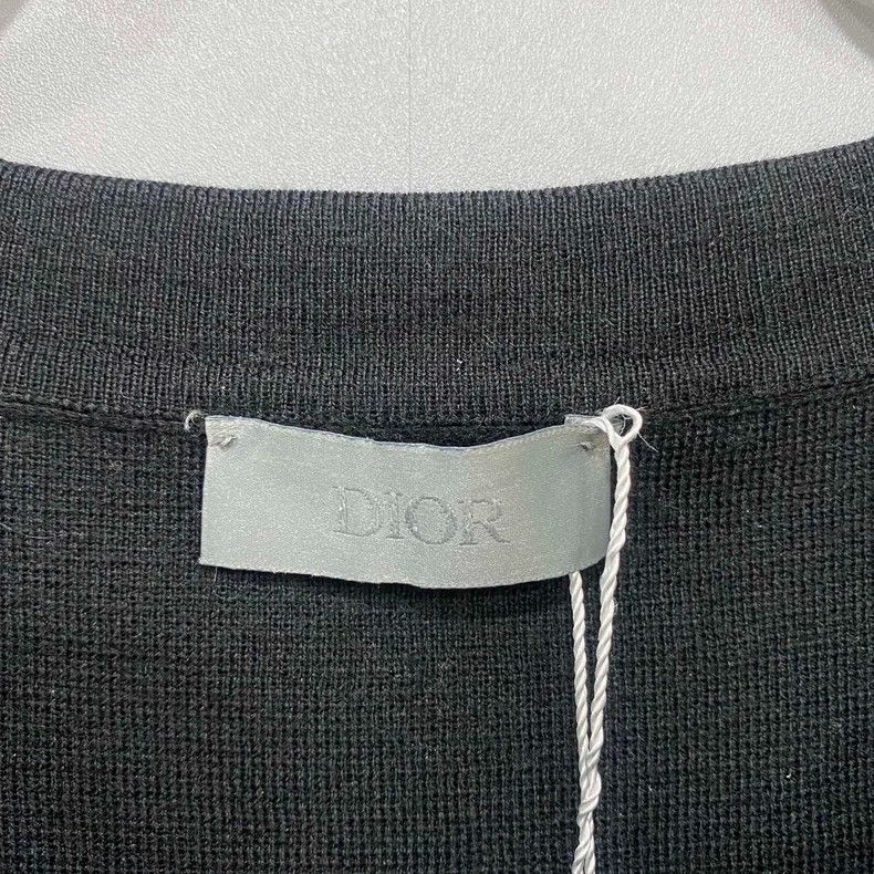 Dior Black Logo Sweater by Dior-yf Size US XL / EU 56 / 4 - 5 Thumbnail