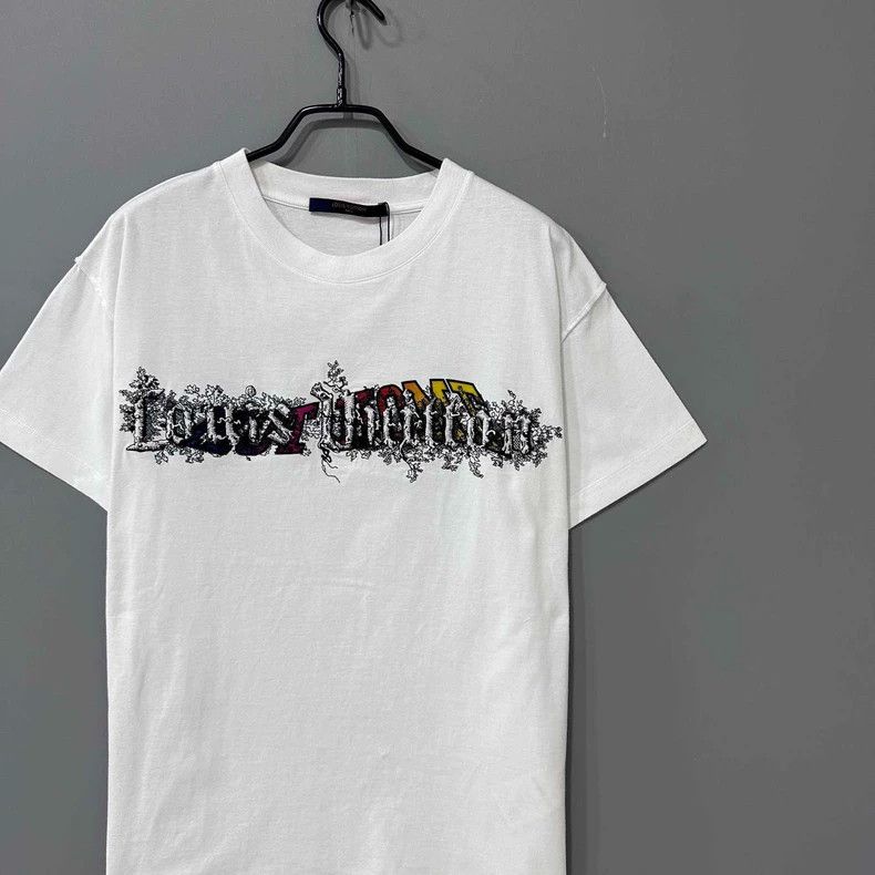 Louis Vuitton Greenery Embroidered Logo Short Sleeve T-Shirt-yf Size US XS / EU 42 / 0 - 2 Thumbnail
