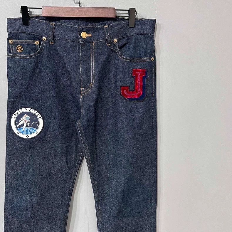 Louis Vuitton Custom Logo Denim Pants by Louis Vuitton-yf Size US 30 / EU 46 - 3 Thumbnail
