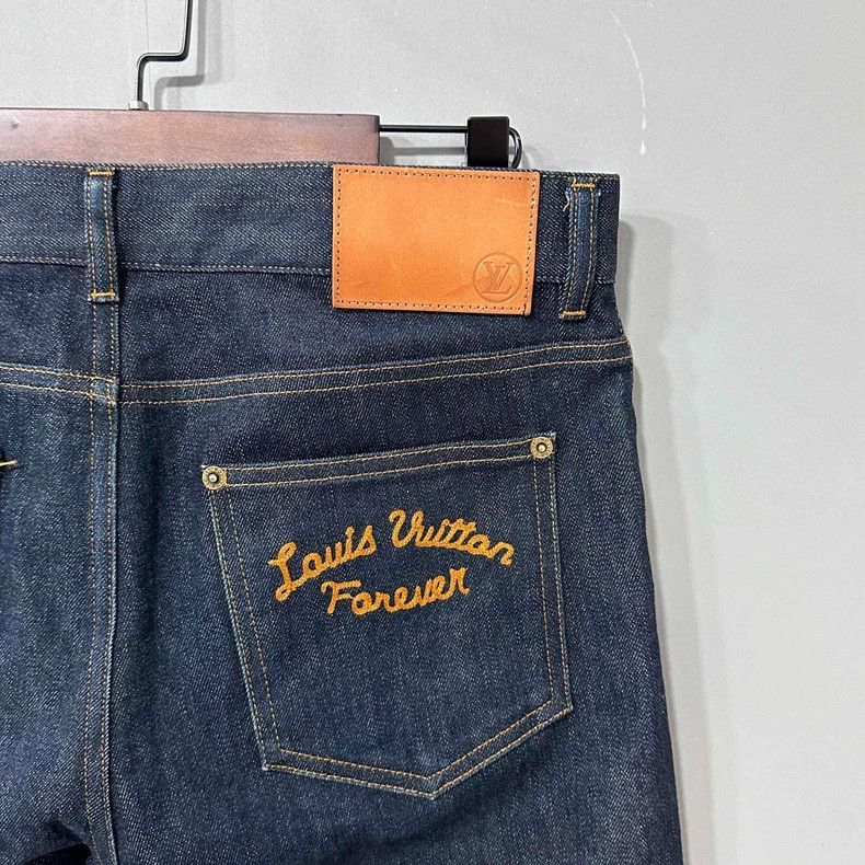 Louis Vuitton Custom Logo Denim Pants by Louis Vuitton-yf Size US 30 / EU 46 - 5 Thumbnail