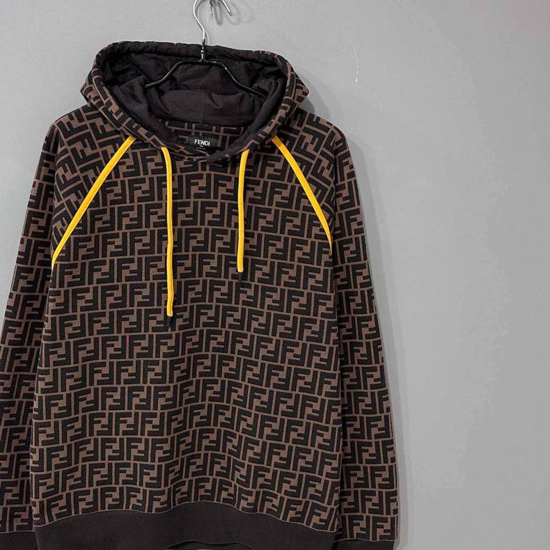 Fendi FENDI Hoodie with Logo Print-yf Size US M / EU 48-50 / 2 - 2 Thumbnail