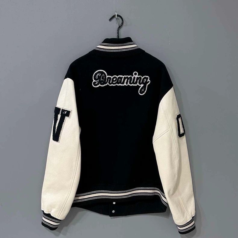 Louis Vuitton Black and White Louis Vuitton Baseball Jacket-yf Size US XL / EU 56 / 4 - 3 Thumbnail