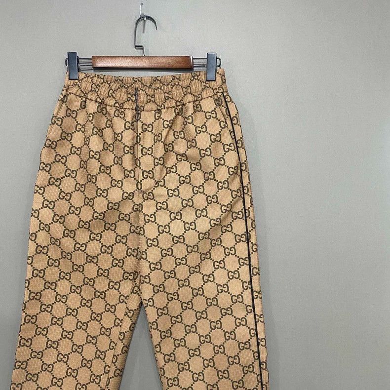 Gucci New Gucci Full Logo Embroidered Pants-yf Size US 44 / EU 60 - 2 Thumbnail