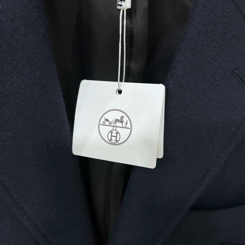 Hermes High Price Wool Blend Suit Jacket-yf Size US L / EU 52-54 / 3 - 7 Thumbnail