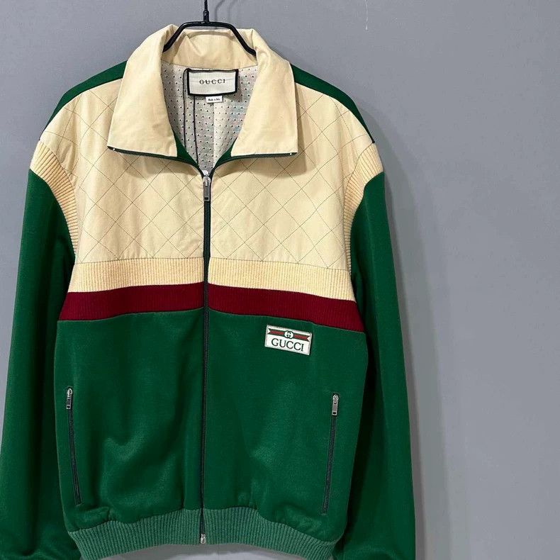 Gucci Gucci Color Block Zip Jacket-yf Size US M / EU 48-50 / 2 - 2 Thumbnail
