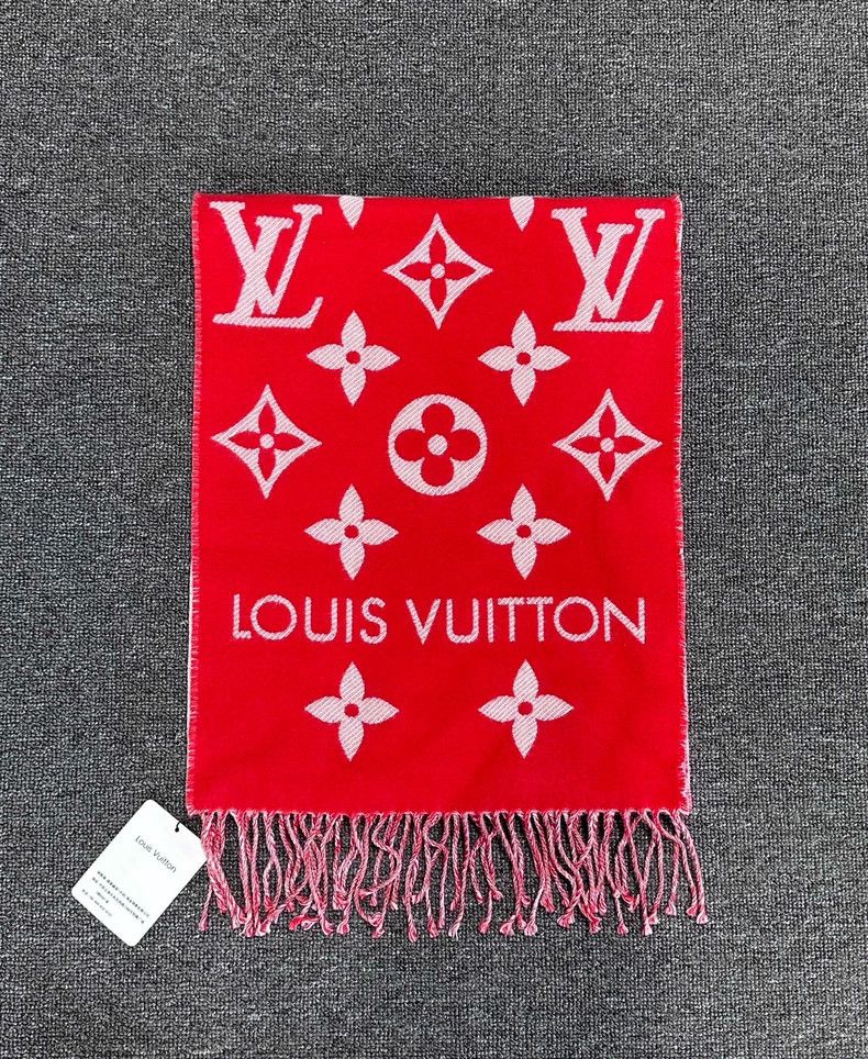 Louis Vuitton Louis Vuitton Double-Sided Wool Scarf-yf Size ONE SIZE - 2 Thumbnail