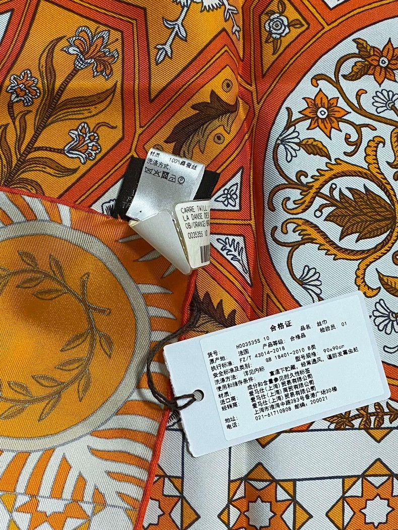 Hermes Dance of the Lady Knight Silk Scarf-yf Size ONE SIZE - 7 Thumbnail