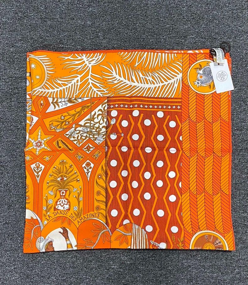 Hermes Dance of the Lady Knight Silk Scarf-yf Size ONE SIZE - 4 Thumbnail