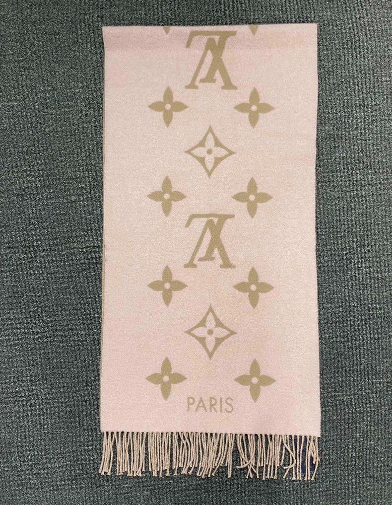 Louis Vuitton Louis Vuitton Cashmere Scarf with Prints-yf Size ONE SIZE - 3 Thumbnail
