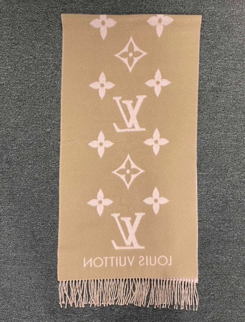Louis Vuitton Louis Vuitton Cashmere Scarf with Prints-yf Size ONE SIZE - 2 Thumbnail
