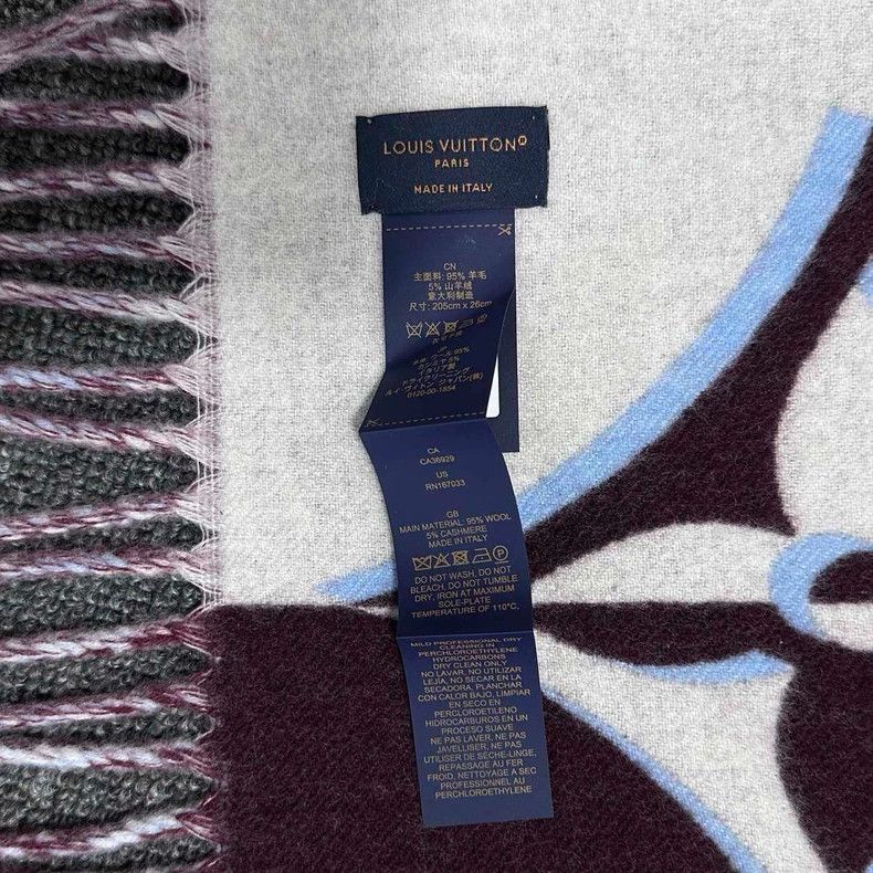 Louis Vuitton Louis Vuitton Double-Sided Logo Scarf-yf Size ONE SIZE - 5 Thumbnail