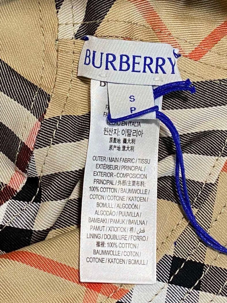 Burberry New Burberry Double-Sided Bucket Hat-yf Size ONE SIZE - 6 Thumbnail