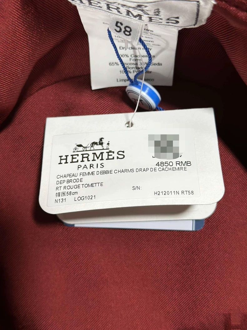 Hermes Cashmere Fisherman Hat by HERMES-yf Size ONE SIZE - 7 Thumbnail