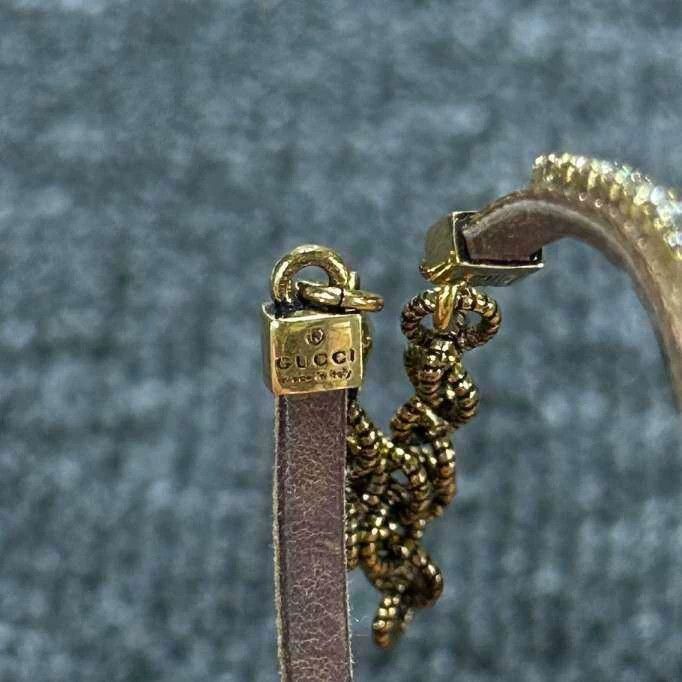 Gucci Double G Logo Crystal Bracelet by Gucci-yf Size ONE SIZE - 5 Thumbnail