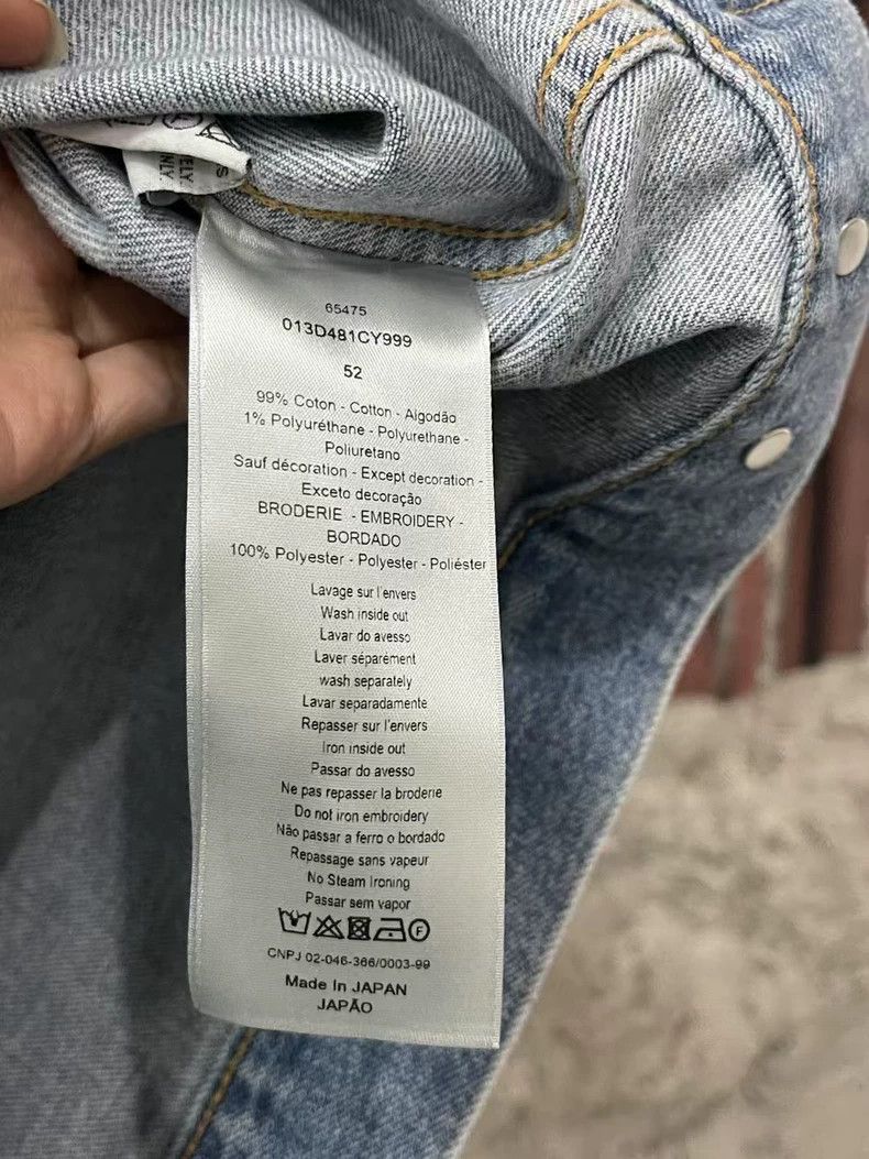 Dior Dior Kenny Scharf Denim Jacket With Embroidery-yf Size US L / EU 52-54 / 3 - 7 Thumbnail