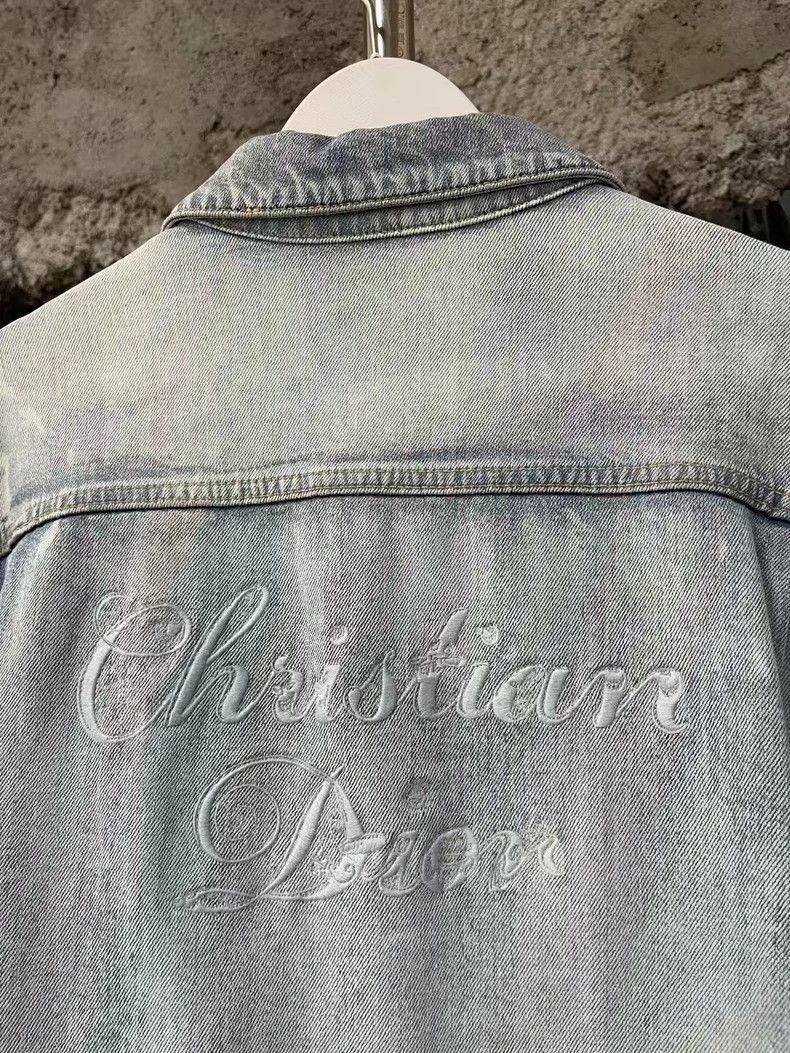 Dior Dior Kenny Scharf Denim Jacket With Embroidery-yf Size US L / EU 52-54 / 3 - 3 Thumbnail