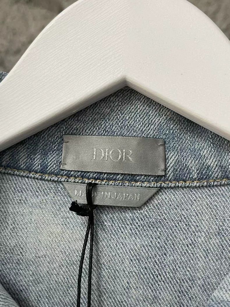 Dior Dior Kenny Scharf Denim Jacket With Embroidery-yf Size US L / EU 52-54 / 3 - 6 Thumbnail