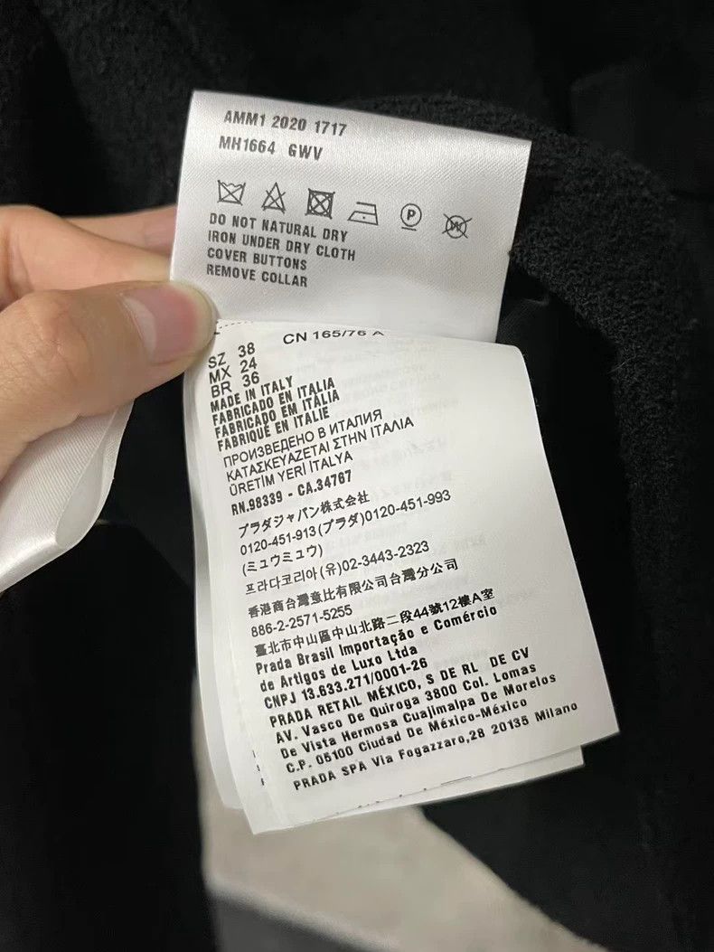 Miu Miu Miu Miu Black Lace Buttoned Shawl Jacket-yf Size US M / EU 48-50 / 2 - 6 Thumbnail