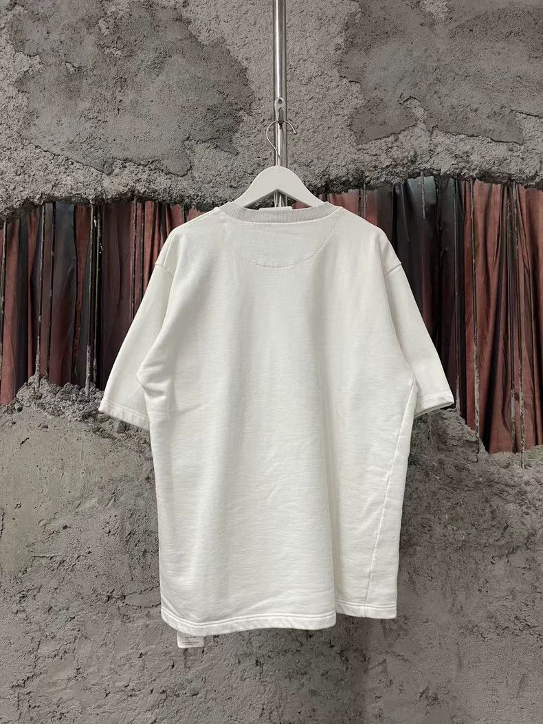 Prada Prada White Embossed Logo Short Sleeve Shirt-yf Size US M / EU 48-50 / 2 - 2 Thumbnail