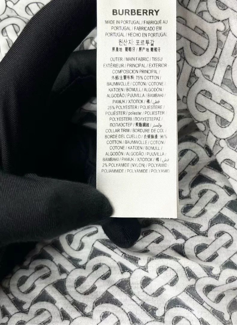 Burberry Burberry White Short Sleeve TB Printed Top-yf Size US XXS / EU 40 - 4 Thumbnail