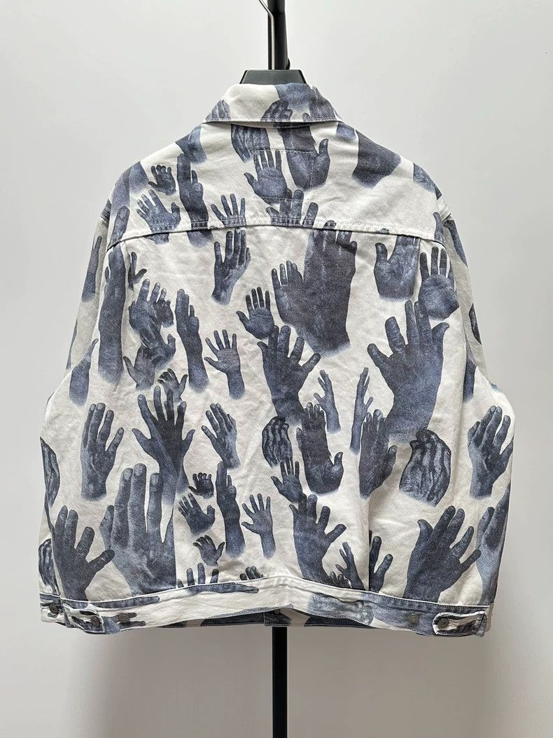 Levi's Levis Denim Graffiti Hand Print Jacket-yf Size US XXL / EU 58 / 5 - 2 Thumbnail