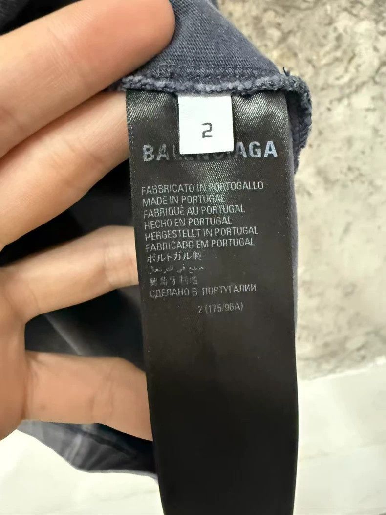Balenciaga Balenciaga Paris Short Sleeve T-Shirt-yf Size US S / EU 44-46 / 1 - 6 Thumbnail