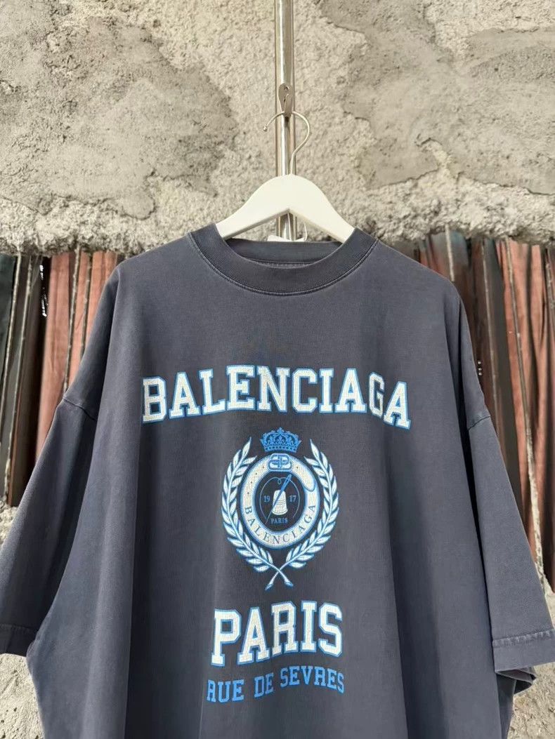 Balenciaga Balenciaga Paris Short Sleeve T-Shirt-yf Size US S / EU 44-46 / 1 - 3 Thumbnail