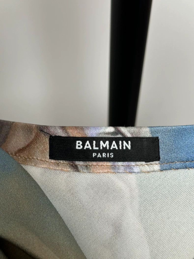 Balmain Balmain New Portrait Print Cami Dress-yf Size US 38 / EU 54 - 3 Thumbnail