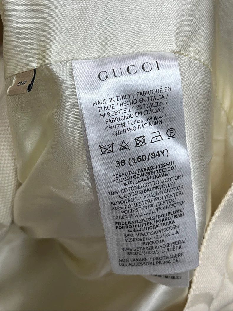 Gucci Gucci Beige Monogram Textured Jacket-yf Size US M / EU 48-50 / 2 - 4 Thumbnail