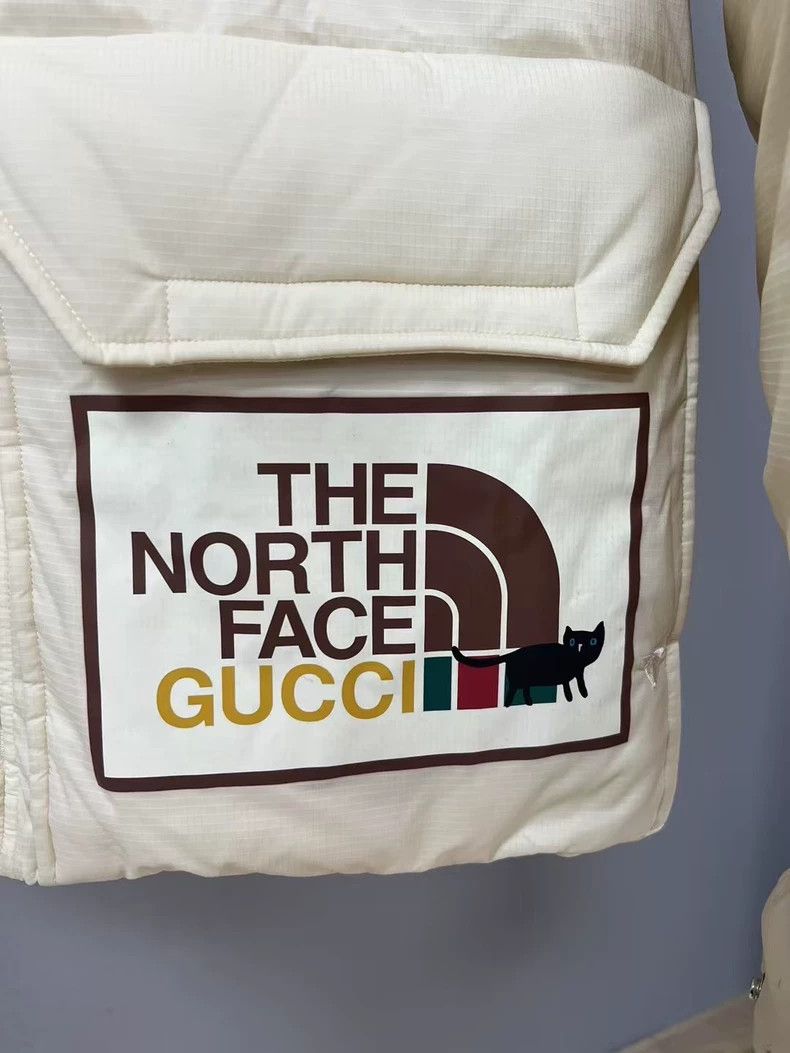 Gucci Gucci North Face Off-White Puffer Jacket-yf Size US XS / EU 42 / 0 - 3 Thumbnail