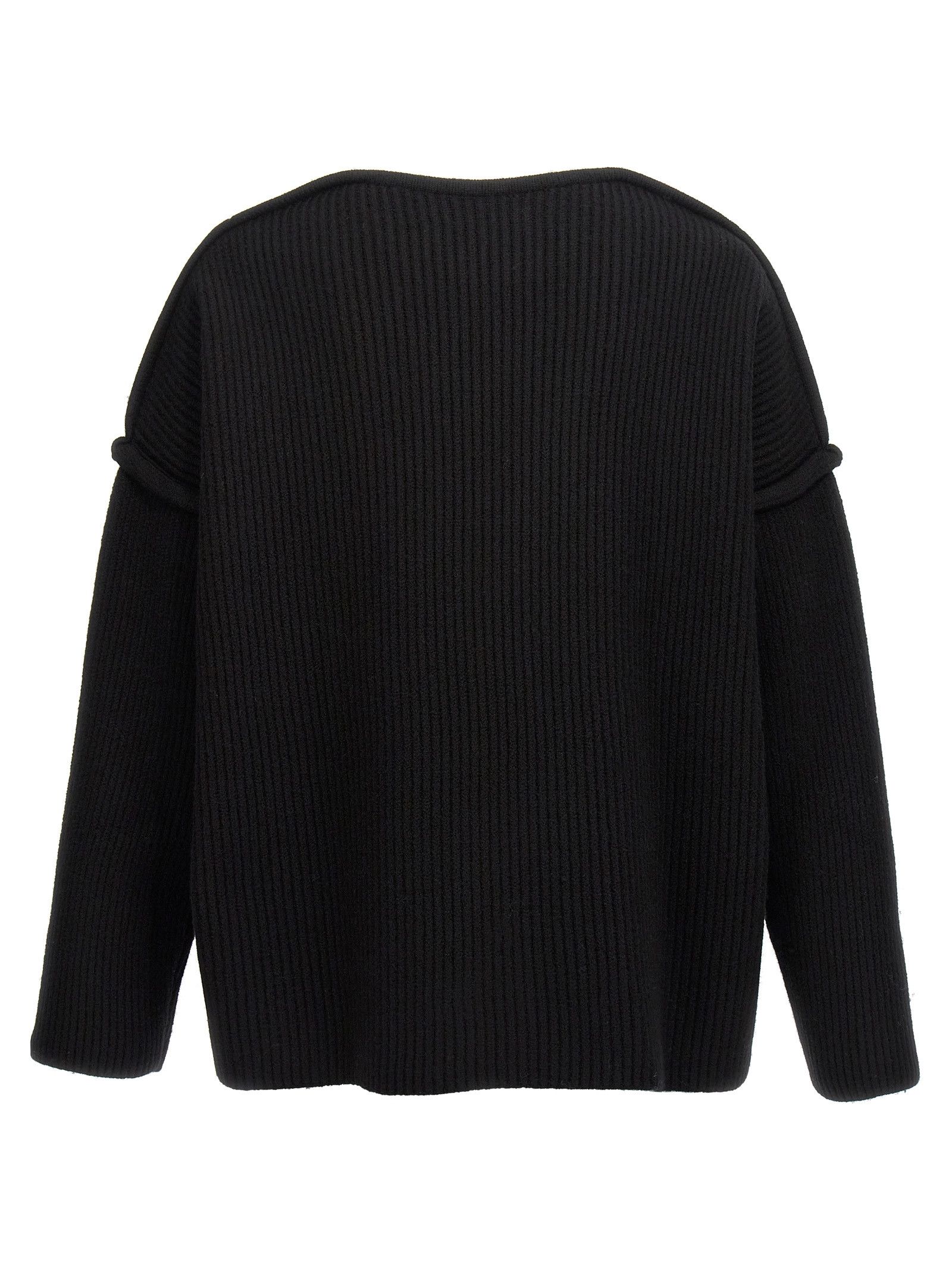 Jil Sander Geometric Neckline Sweater Size US M / EU 48-50 / 2 - 2 Thumbnail