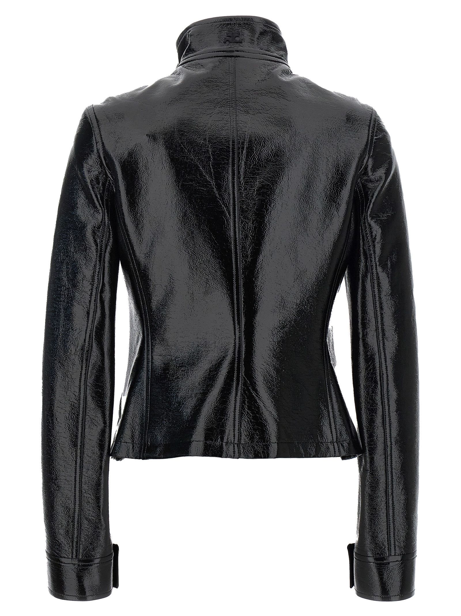Courreges 'Motorcycle Vinyl' Jacket Size XS / US 0-2 / IT 36-38 - 2 Thumbnail