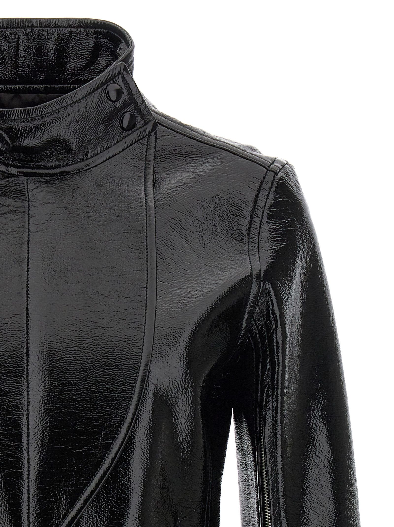 Courreges 'Motorcycle Vinyl' Jacket Size XS / US 0-2 / IT 36-38 - 3 Thumbnail