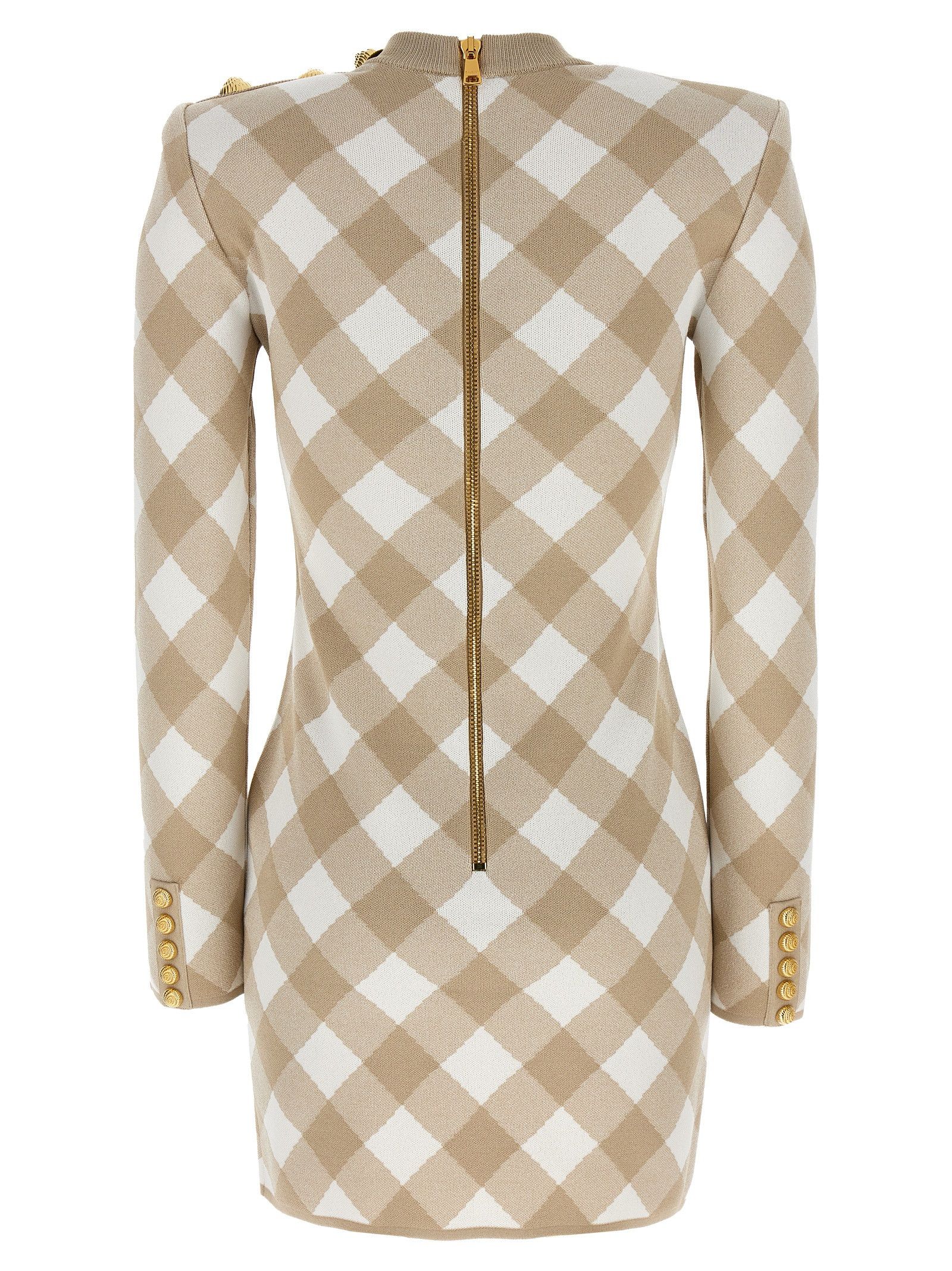 Balmain Vichy Dress Size M / US 6-8 / IT 42-44 - 2 Thumbnail