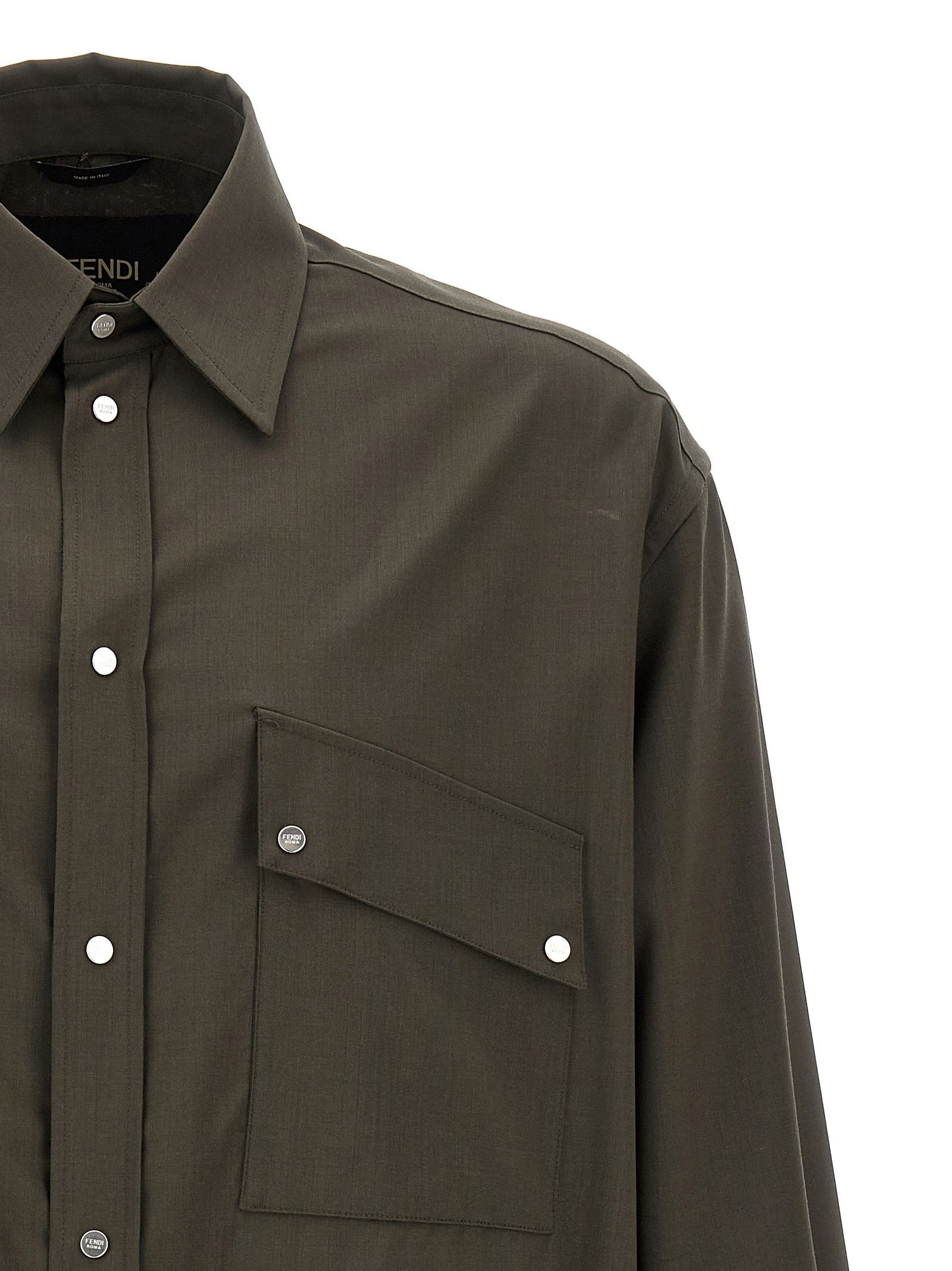 Fendi Wool Shirt Size US M / EU 48-50 / 2 - 3 Thumbnail