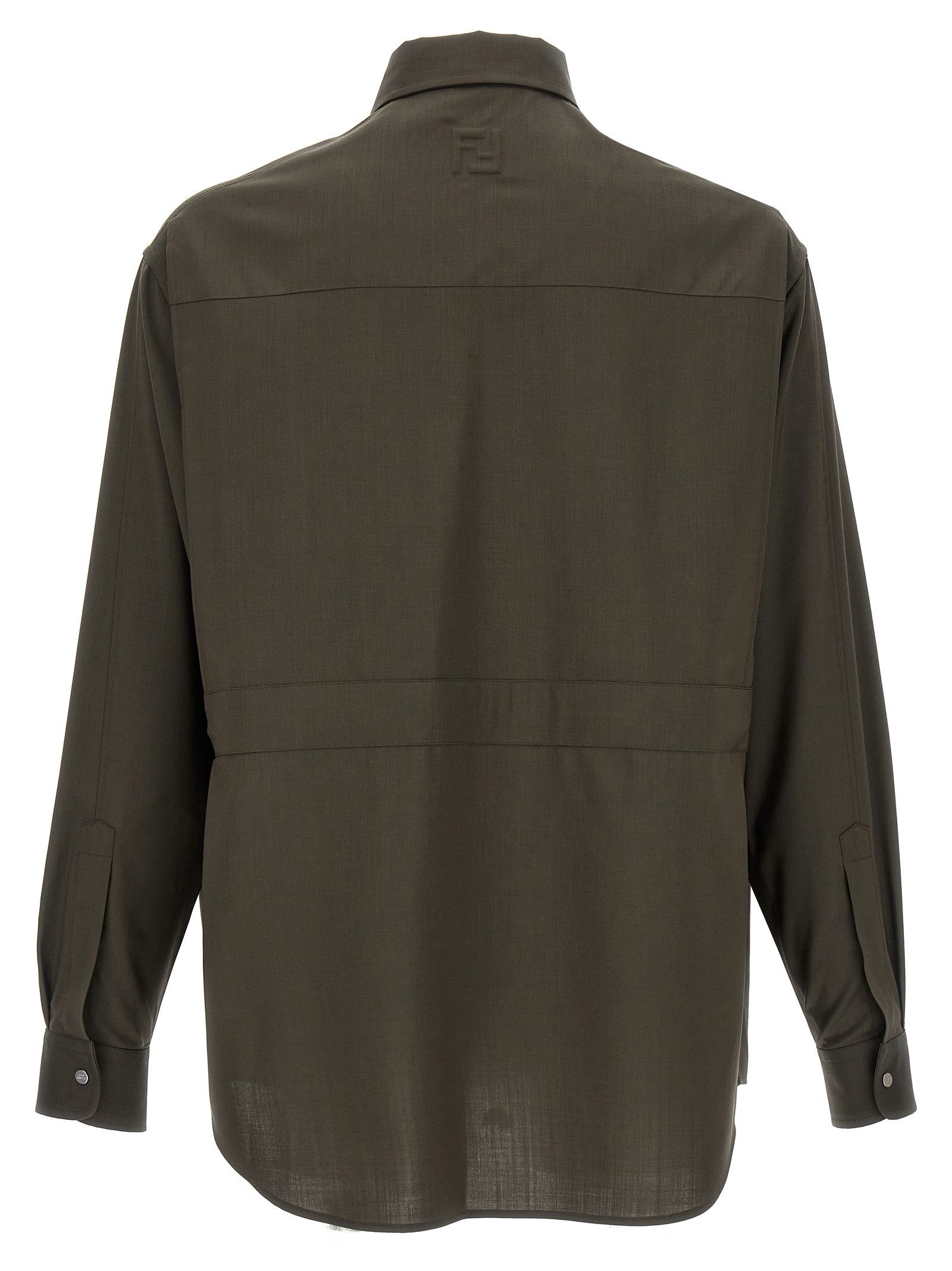 Fendi Wool Shirt Size US M / EU 48-50 / 2 - 2 Thumbnail