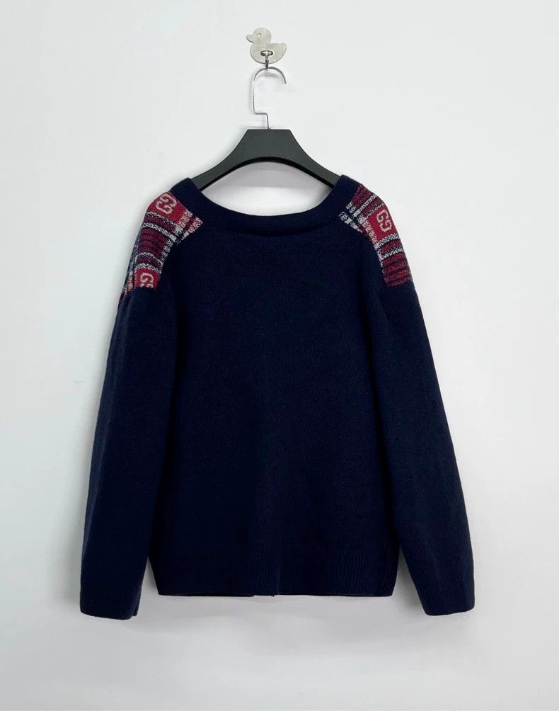 Gucci Gucci Red Plaid Wool Cardigan Sweater-yf Size US XL / EU 56 / 4 - 2 Thumbnail