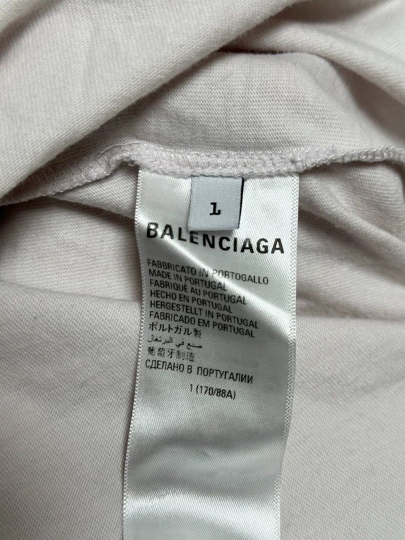 Balenciaga Balenciaga Double-sided Logo Short Sleeve T-shirt-yf Size US S / EU 44-46 / 1 - 4 Thumbnail