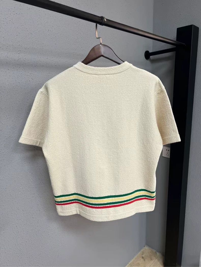 Jil Sander Jil Sander Striped Towel Fabric Short Sleeve-yf Size US S / EU 44-46 / 1 - 2 Thumbnail