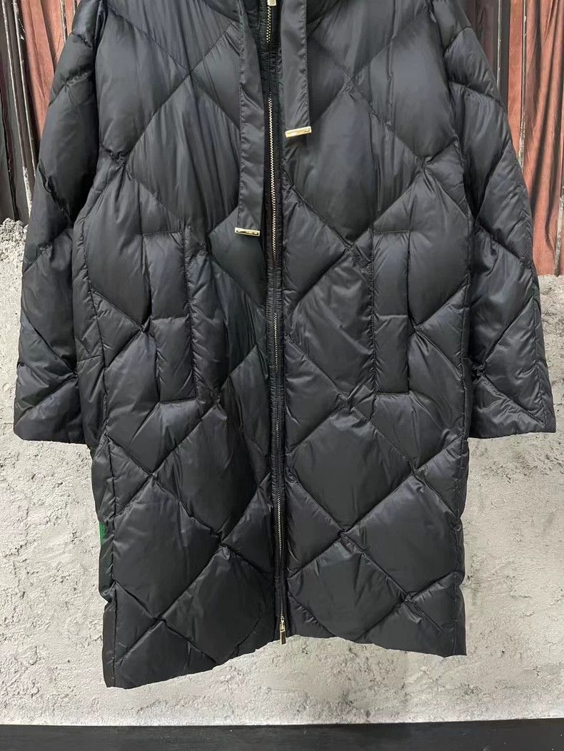 Moncler MaxMara Black Long Hooded Puffer Jacket-yf Size US S / EU 44-46 / 1 - 4 Thumbnail